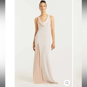 Cinq a Sept Jill Draped Maxi Gown